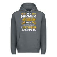 Rock farmer Premium Hoodie - linhVisuals