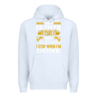 White farmer Premium Hoodie - linhVisuals