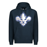 Navy trois rivières ice hockey Premium Hoodie - linhVisuals