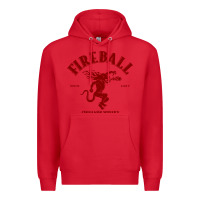Red vintag fireball   whisky Premium Hoodie - linhVisuals