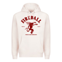 Pale Pink vintag fireball   whisky Premium Hoodie - linhVisuals