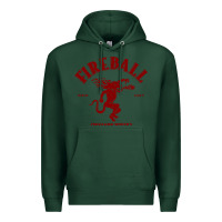 Sports Green vintag fireball   whisky Premium Hoodie - linhVisuals