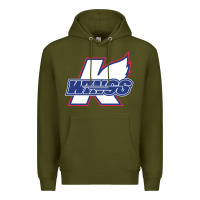 Army Green Kalamazoo ice hockey Premium Hoodie - linhVisuals