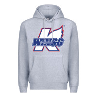 Heather Grey Kalamazoo ice hockey Premium Hoodie - linhVisuals