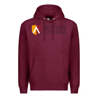 Burgundy austin, college Premium Hoodie - linhVisuals