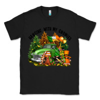 Black St. Patricks Day hanging with my gnomies Classic Tee - FaDigitalArtStudio