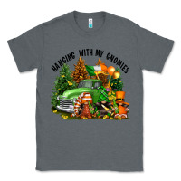 Charcoal Heather St. Patricks Day hanging with my gnomies Classic Tee - FaDigitalArtStudio