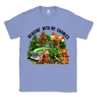 Colony Blue St. Patricks Day hanging with my gnomies Classic Tee - FaDigitalArtStudio