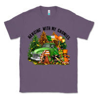 Lavender St. Patricks Day hanging with my gnomies Classic Tee - FaDigitalArtStudio