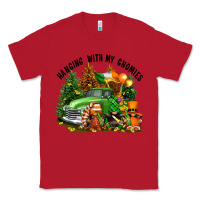 Red St. Patricks Day hanging with my gnomies Classic Tee - FaDigitalArtStudio