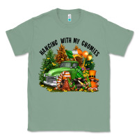 Sage St. Patricks Day hanging with my gnomies Classic Tee - FaDigitalArtStudio