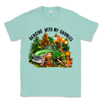 Seafoam St. Patricks Day hanging with my gnomies Classic Tee - FaDigitalArtStudio
