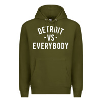 Army Green det roit vs everybody Premium Hoodie - linhVisuals