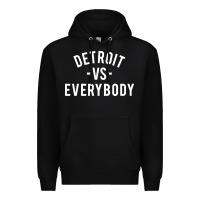 Black det roit vs everybody Premium Hoodie - linhVisuals