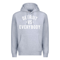 Heather Grey det roit vs everybody Premium Hoodie - linhVisuals