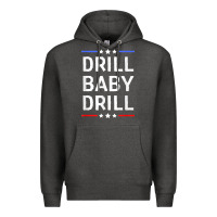Charcoal Heather drill baby drill t shirt support usa energy independence t shirt Premium Hoodie - linhVisuals