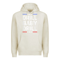 Oatmeal Heather drill baby drill t shirt support usa energy independence t shirt Premium Hoodie - linhVisuals