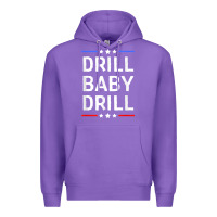 Purple drill baby drill t shirt support usa energy independence t shirt Premium Hoodie - linhVisuals