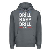 Rock drill baby drill t shirt support usa energy independence t shirt Premium Hoodie - linhVisuals