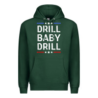 Sports Green drill baby drill t shirt support usa energy independence t shirt Premium Hoodie - linhVisuals