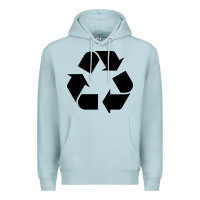 Blue Mist Recycle Premium Hoodie - linhVisuals