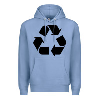 Colony Blue Recycle Premium Hoodie - linhVisuals