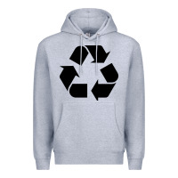 Heather Grey Recycle Premium Hoodie - linhVisuals