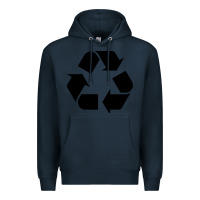 Navy Recycle Premium Hoodie - linhVisuals