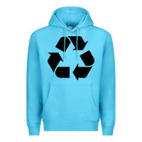 Ocean Blue Recycle Premium Hoodie - linhVisuals