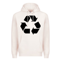 Pale Pink Recycle Premium Hoodie - linhVisuals