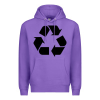 Purple Recycle Premium Hoodie - linhVisuals