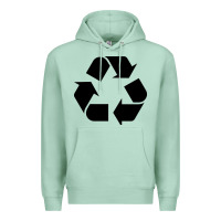 Seafoam Recycle Premium Hoodie - linhVisuals