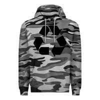 Slate Camo Recycle Premium Hoodie - linhVisuals