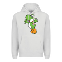 Dove Grey yoshi Premium Hoodie - linhVisuals