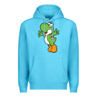 Ocean Blue yoshi Premium Hoodie - linhVisuals