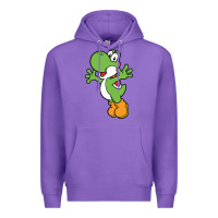 Purple yoshi Premium Hoodie - linhVisuals