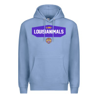 Colony Blue LSU Louisianimals Premium Hoodie - linhVisuals