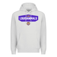 Dove Grey LSU Louisianimals Premium Hoodie - linhVisuals