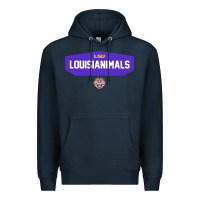 Navy LSU Louisianimals Premium Hoodie - linhVisuals