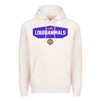 Pale Pink LSU Louisianimals Premium Hoodie - linhVisuals