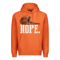 Carrot nope lazy rhodesian ridgeback t shirt dog lover gift tee Premium Hoodie - linhVisuals