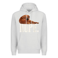 Dove Grey nope lazy rhodesian ridgeback t shirt dog lover gift tee Premium Hoodie - linhVisuals