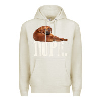 Oatmeal Heather nope lazy rhodesian ridgeback t shirt dog lover gift tee Premium Hoodie - linhVisuals