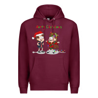 Burgundy gravity falls merry christmas amino Premium Hoodie - linhVisuals