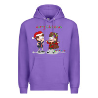 Purple gravity falls merry christmas amino Premium Hoodie - linhVisuals