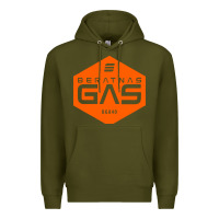Army Green beratnas gas Premium Hoodie - linhVisuals
