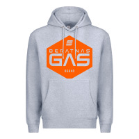 Heather Grey beratnas gas Premium Hoodie - linhVisuals