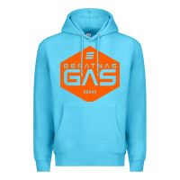 Ocean Blue beratnas gas Premium Hoodie - linhVisuals