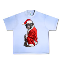Grape Ice Chimpanzee With Santa Clothes Urban Heavy Tee - LillyAllenDesigns