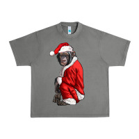 Tornado Chimpanzee With Santa Clothes Urban Heavy Tee - LillyAllenDesigns